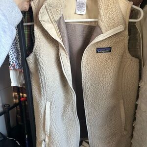Patagonia Women's Off-White Fleece Vest